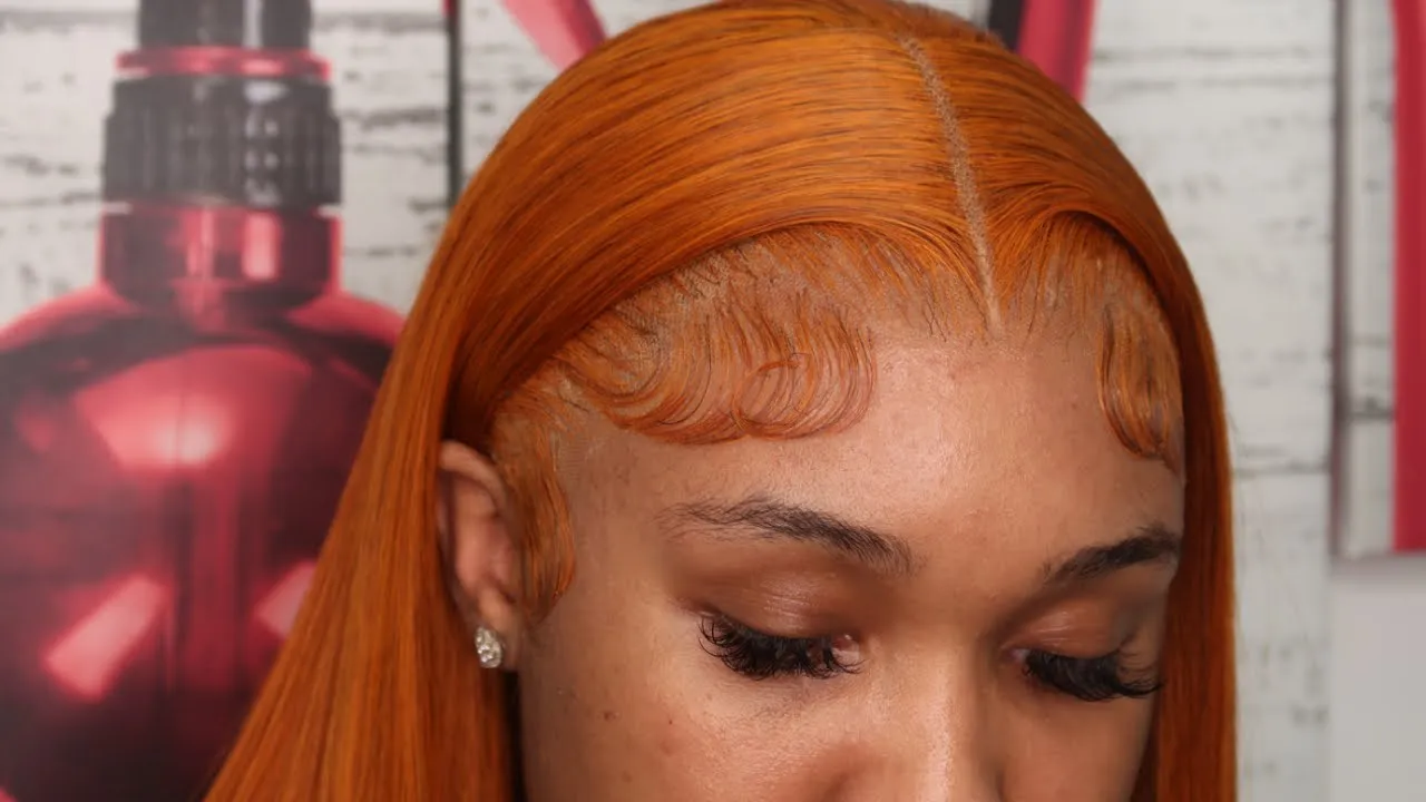 🧡 GINGER WIG 🧡 Pre-Colored Frontal Wig Install ft Hermosa Hair