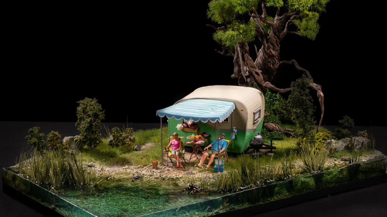 Scary Stories About Jimmy's Parents By The River and Monster Tree / Diorama / Anycubic Photon D2