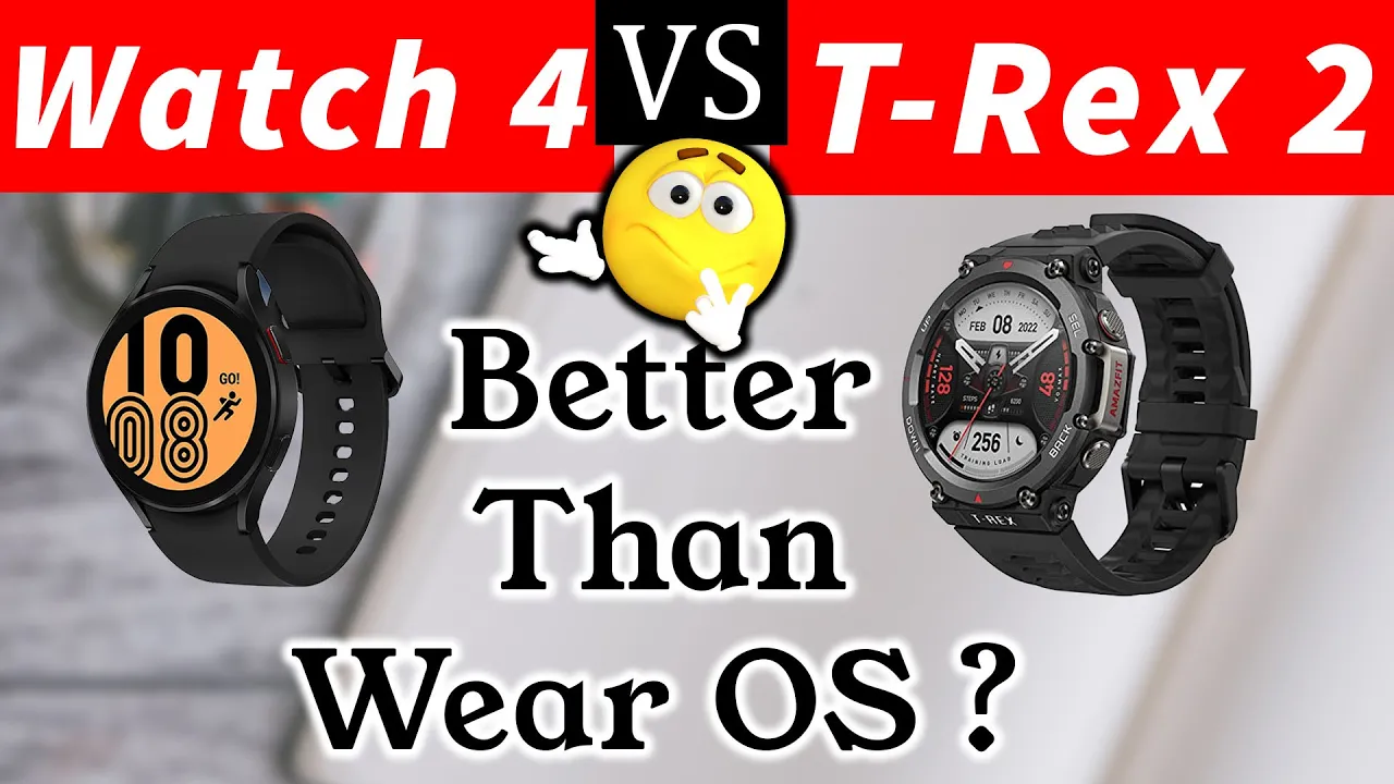 Amazfit T Rex 2 VS Samsung Galaxy Watch 4 Comparison: Worthy Alternative To Wear OS?🤨