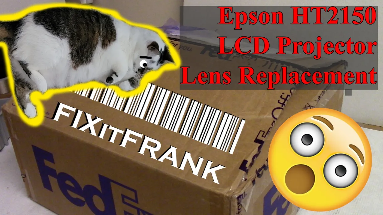 Epson Home Cinema 2150 LCD Projector Repair | Lens Replacement | Cleaning