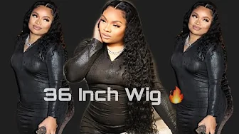 36 Inch Water Wave Wig 💦 | Perfect Summer Hair ☀️| Yolissa Hair |