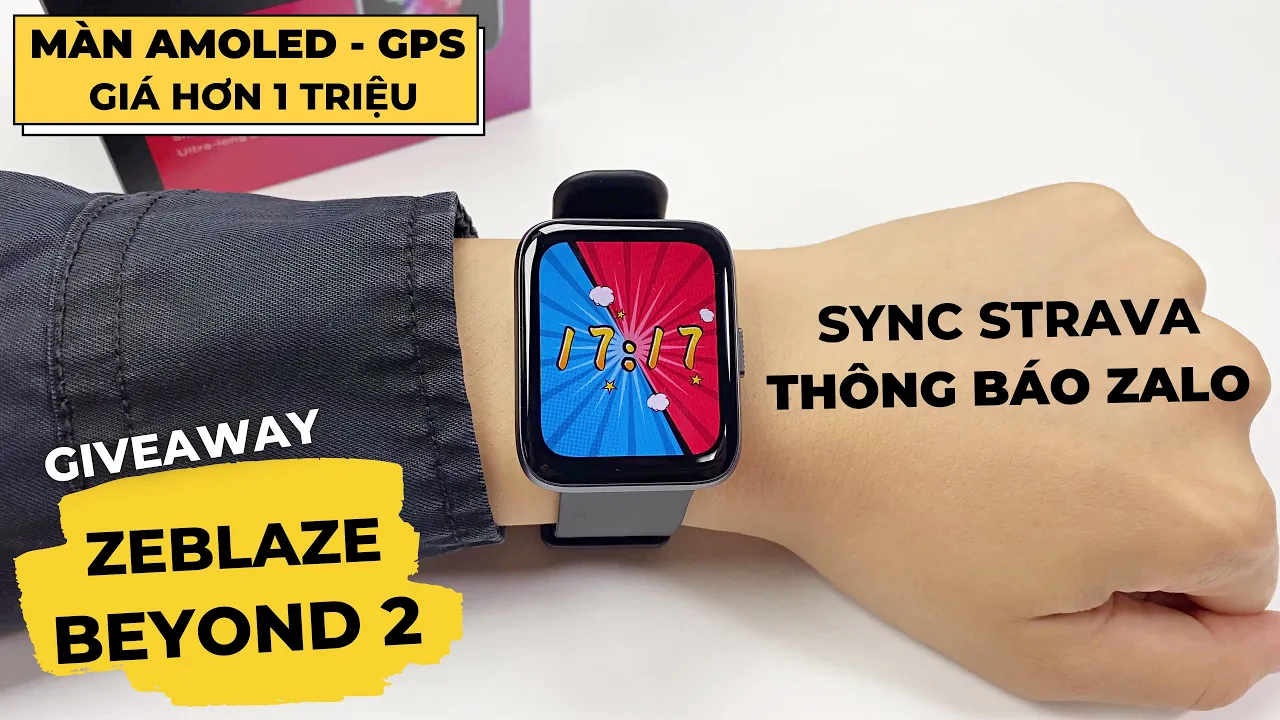 SmartWatch Màn Amoled & GPS Giá Rẻ : Zeblaze Beyond 2 | Ngon Như Garmin Kiểu Dáng Apple Watch ?
