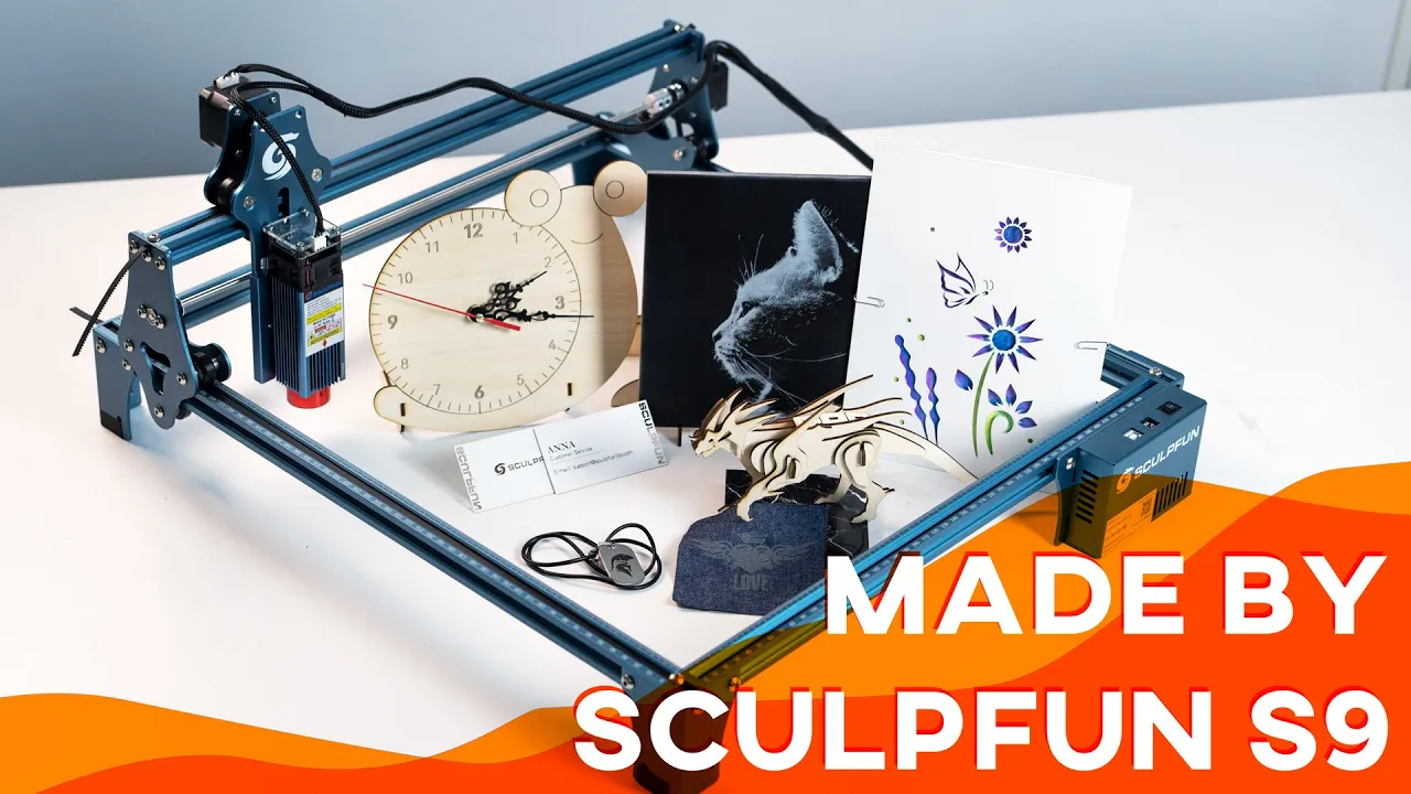 Six Amazing Projects Using SCULPFUN S9 Laser, happy laser making at home