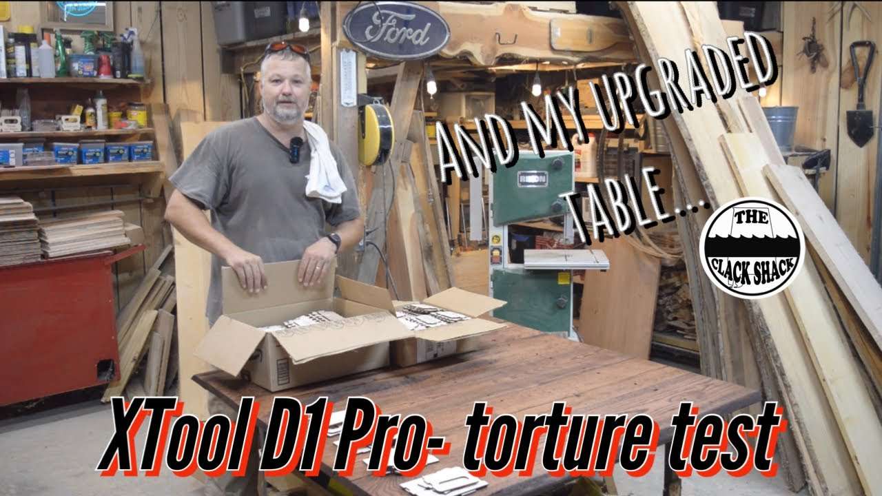XTool D1 Pro- torture test