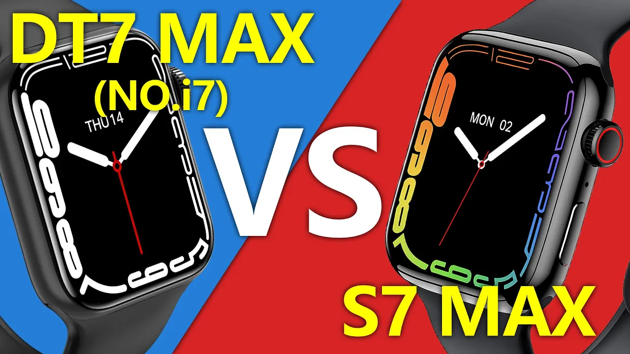 Comparision: Finow DT7 Max VS S7 Max Series 7 Smartwatch, 1.9inch HD Display,  2022 Best iwo watch?