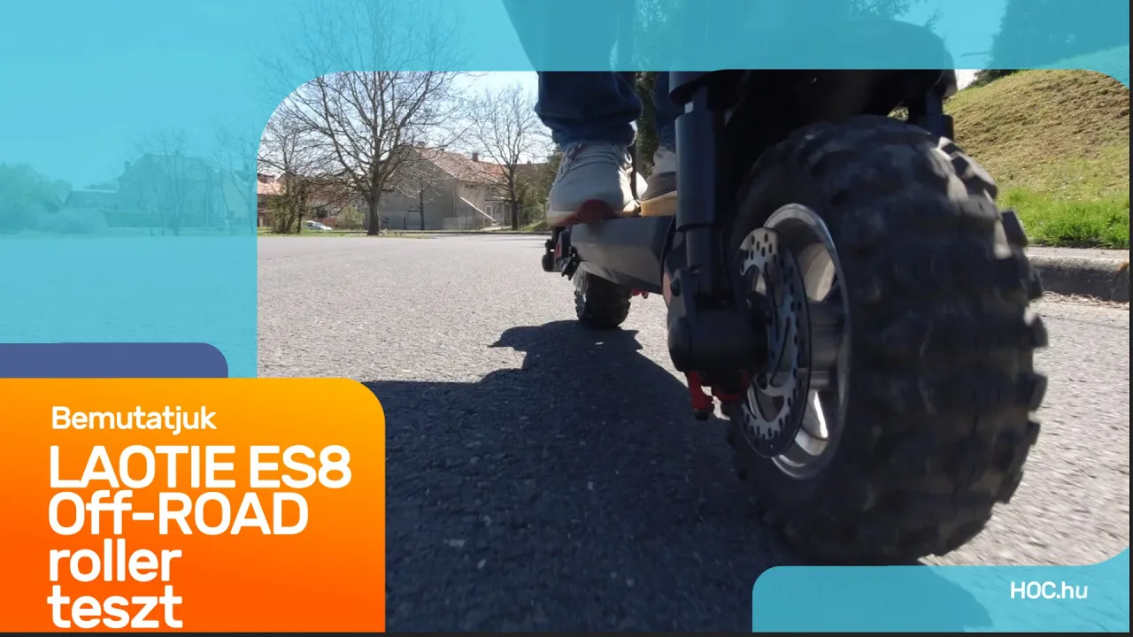 A legolcsóbb off-road roller - LAOTIE ES8 teszt