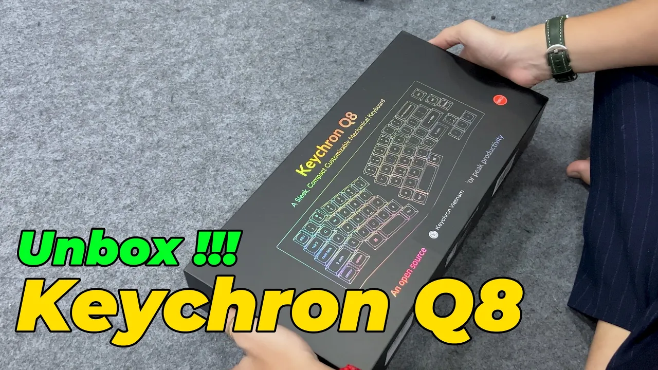 Unbox Keychron Q8 !!!
