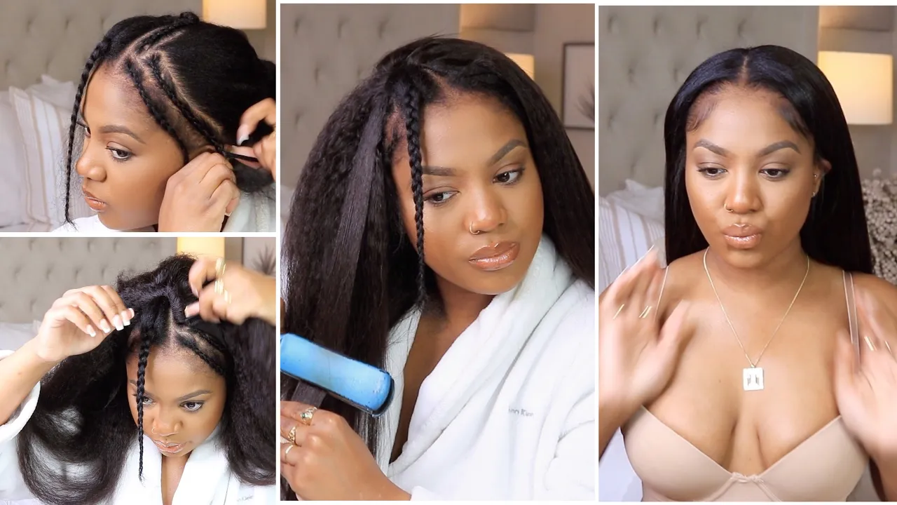 SUPER REALISTIC YAKI STRAIGHT V-PART INSTALL!! NO GLUE, NO TAPE-INS REQUIRED! Ft. Beautyforever