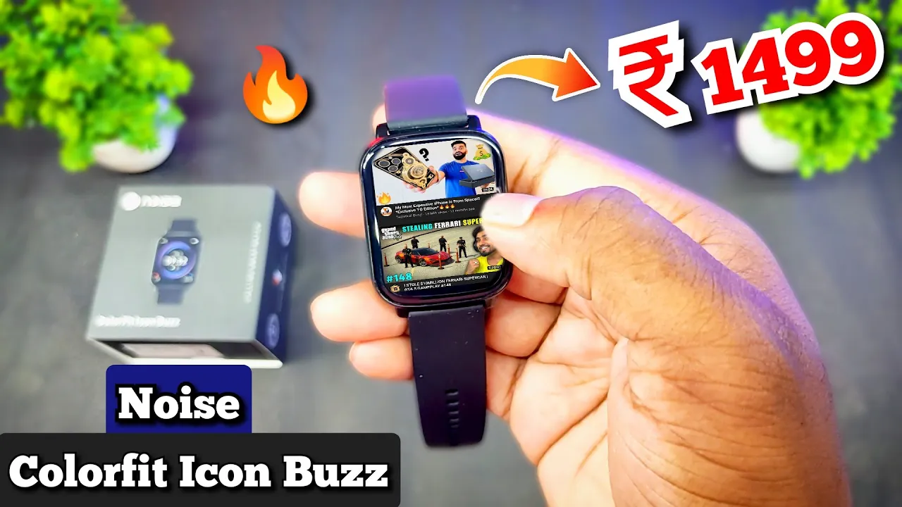 Noise Colorfit Icon Buzz | Best Calling Smartwatch @ ₹1599 Only ⚡| Unboxing and In-depth Review 😍🔥