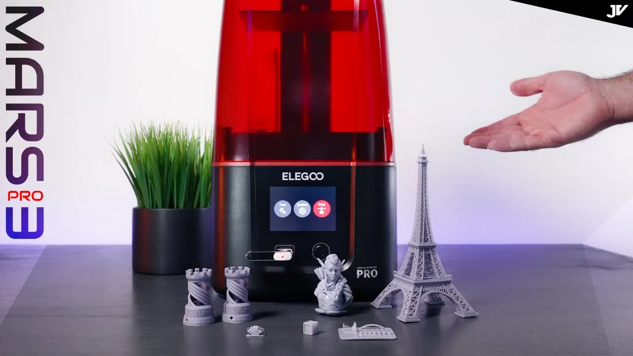 Elegoo Mars 3 Pro - 4K Resin 3D Printer - Unbox & Setup