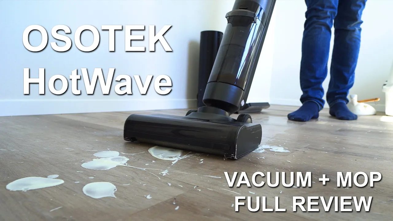 OSOTEK HotWave Review - Best Vacuum Mop with HOT WATER - Self-Cleaning & Drying