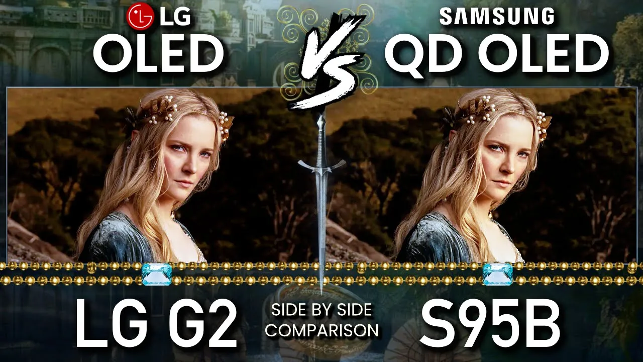 LG G2 OLED vs Samsung S95B QD OLED | Full Premium 4K TV Comparison