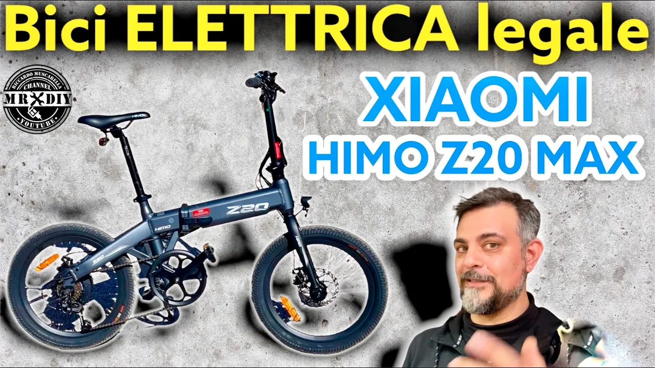 Himo Z20 Max. Recensione bici elettrica per la città. Xiaomi Bici a pedalata assistita legale. ebike