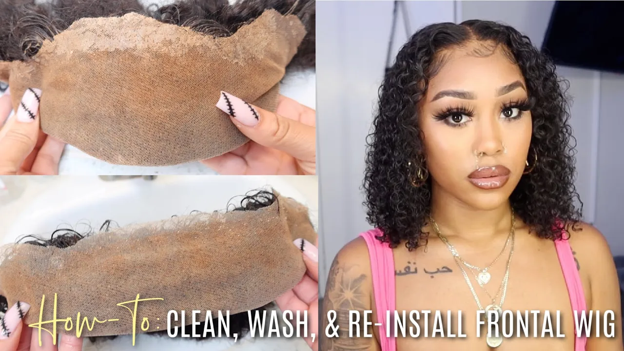 HOW TO: Clean, Revamp, & Reinstall Lace Frontal Wig ft Ali Grace Hair