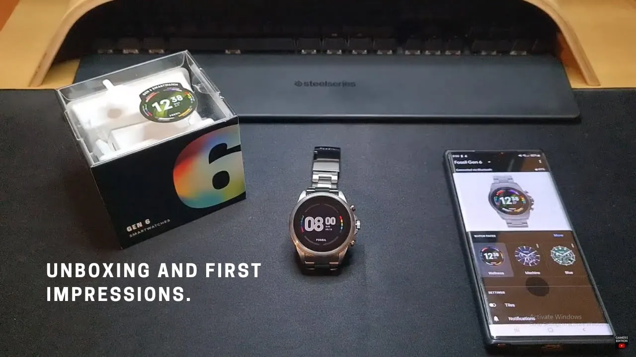Fossil Gen 6 Unboxing and First impressions.