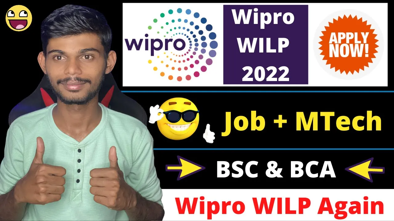 Wipro WILP 2022 | Job With MTech Free | Apply Now