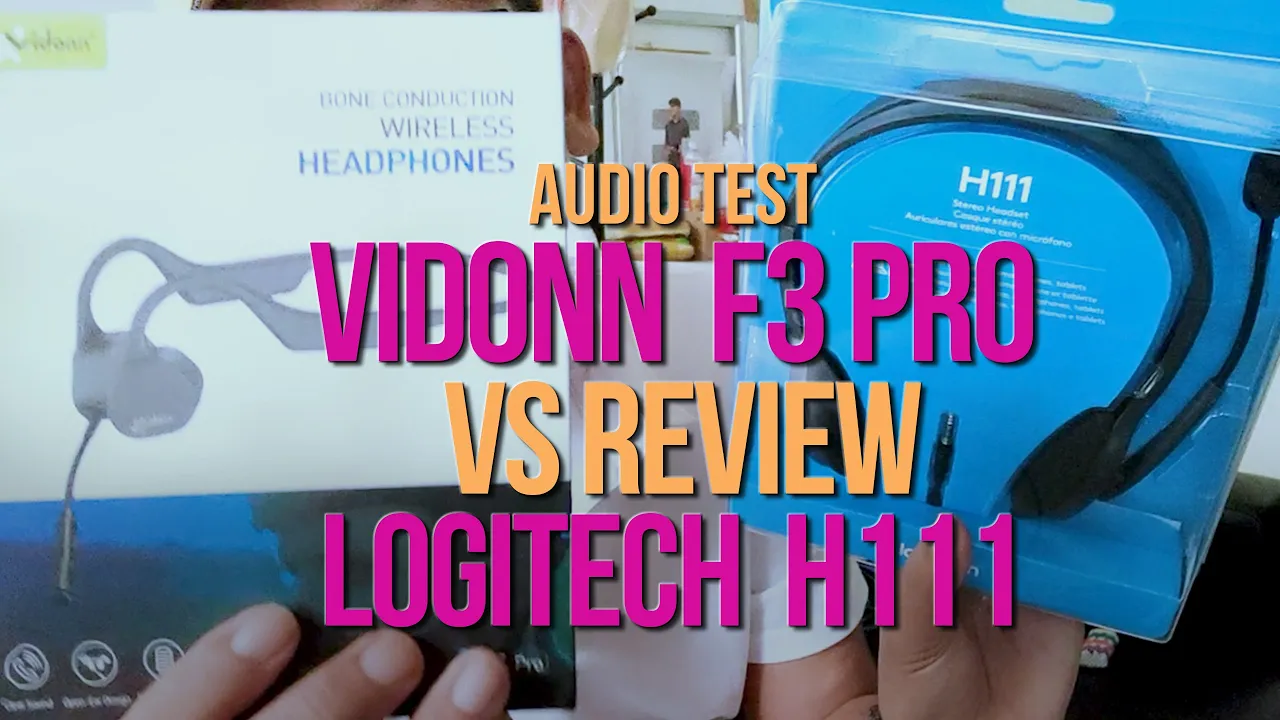 REVIEW mic VIDONN F3 PRO vs LOGITECH H111 - headset best terbaik zoom meeting call budget harga
