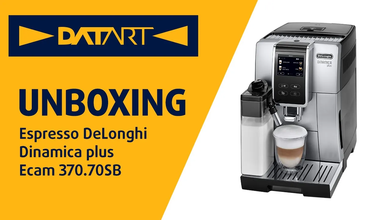 Espresso DeLonghi Dinamica plus Ecam 370.70SB | unboxing
