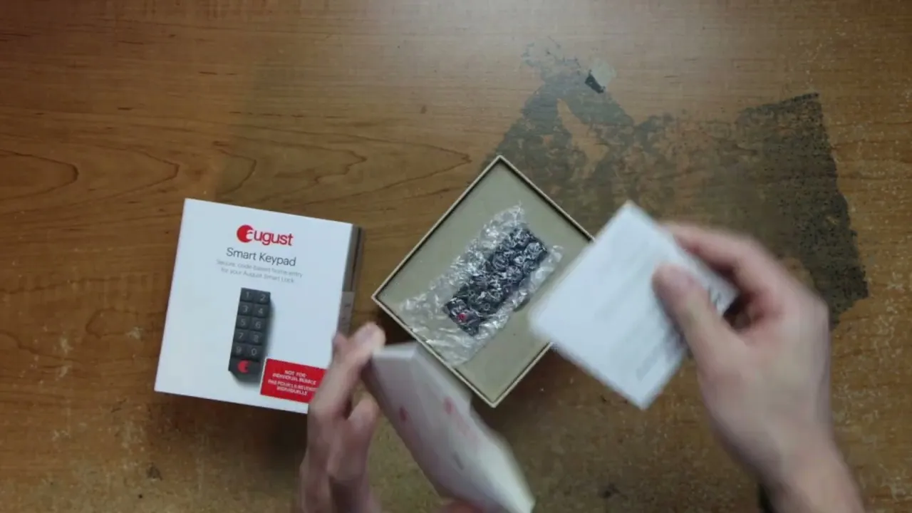 Raw Unboxing August Smart Keypad