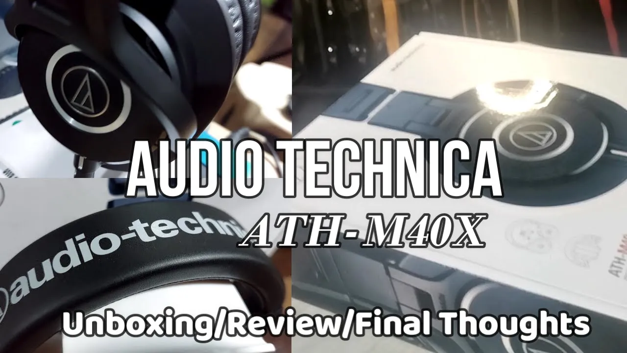 Audio Technica ATH-M40X (Unboxing & Quick Review)
