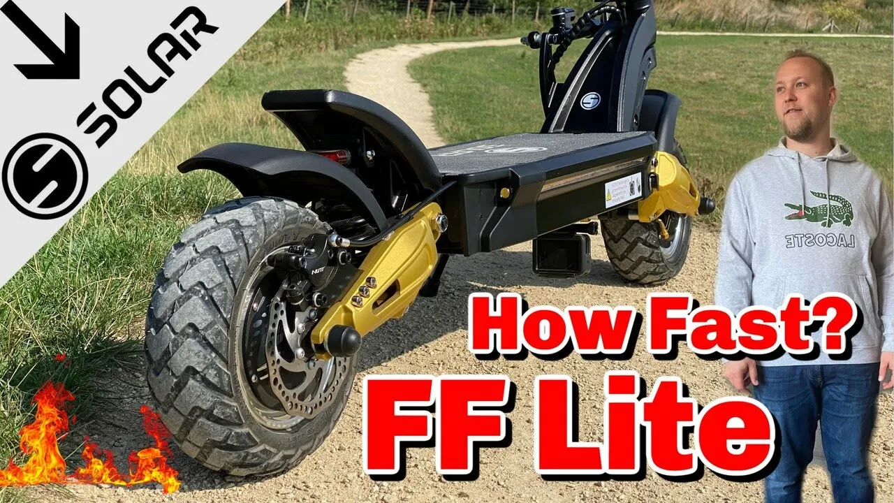 Solar FF Lite Electric Scooter Ride and Review
