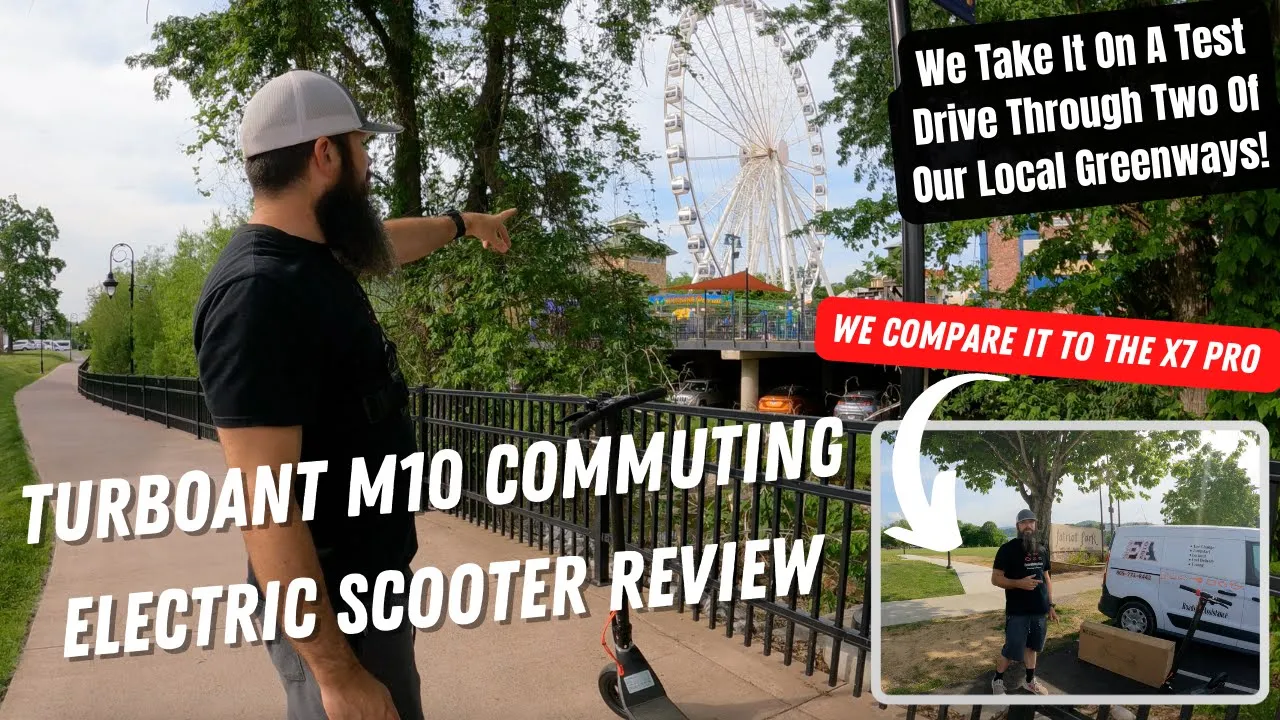 TurboAnt M10 Commuting Scooter Review | Plus A Tour Of TWO Local Greenways & Wildlife Sightings!