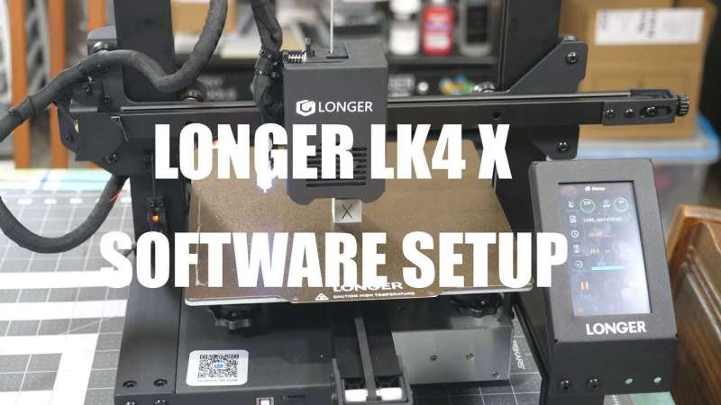 Longer LK4 X Software Setup and Sample Print
