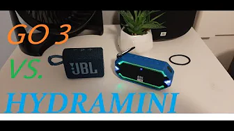 JBL Go 3 🆚  Altec Lansing HydraMini - Battle of the Mini Bathroom 🛀 & Shower 🚿 Bluetooth Speakers