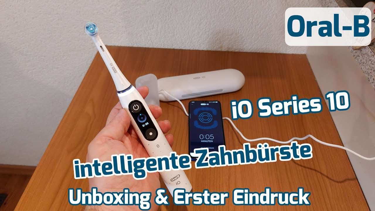 Oral-B iO Series 10 intelligente elektrische Zahnbürste [Unboxing & Erster Eindruck]