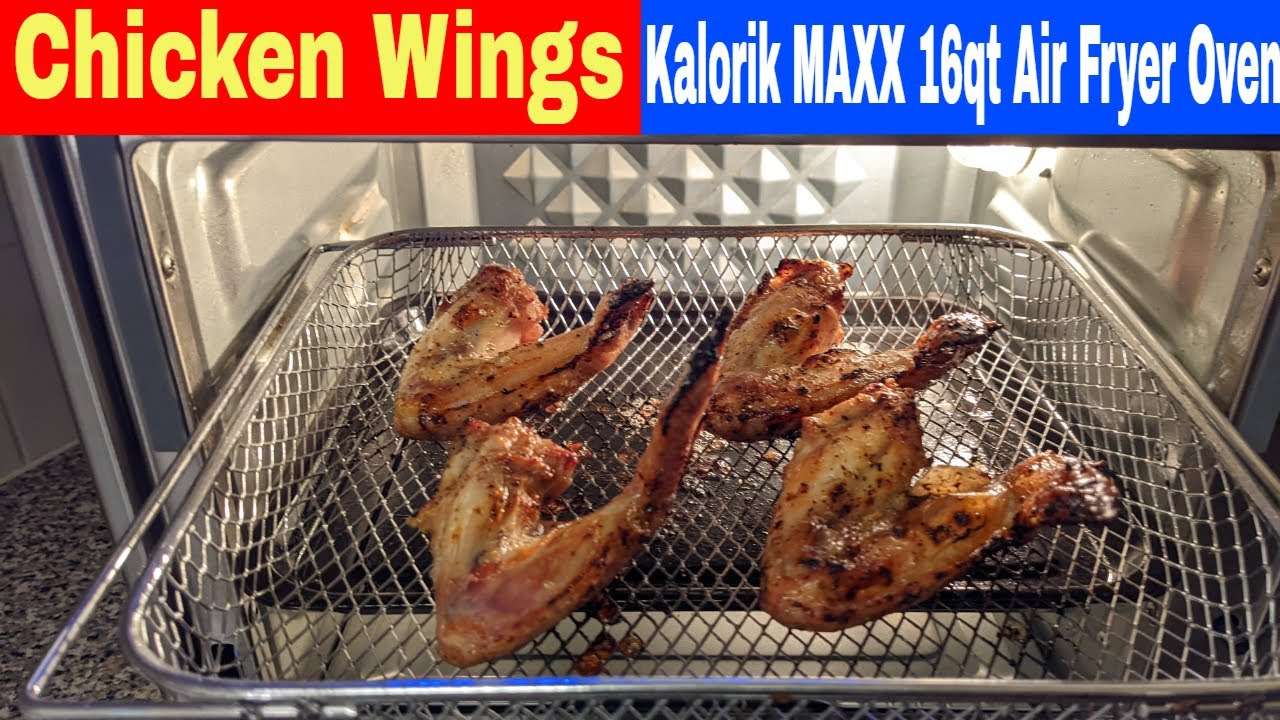 Chicken Wings, Kalorik MAXX 16 Quart Digital Air Fryer Oven Recipe