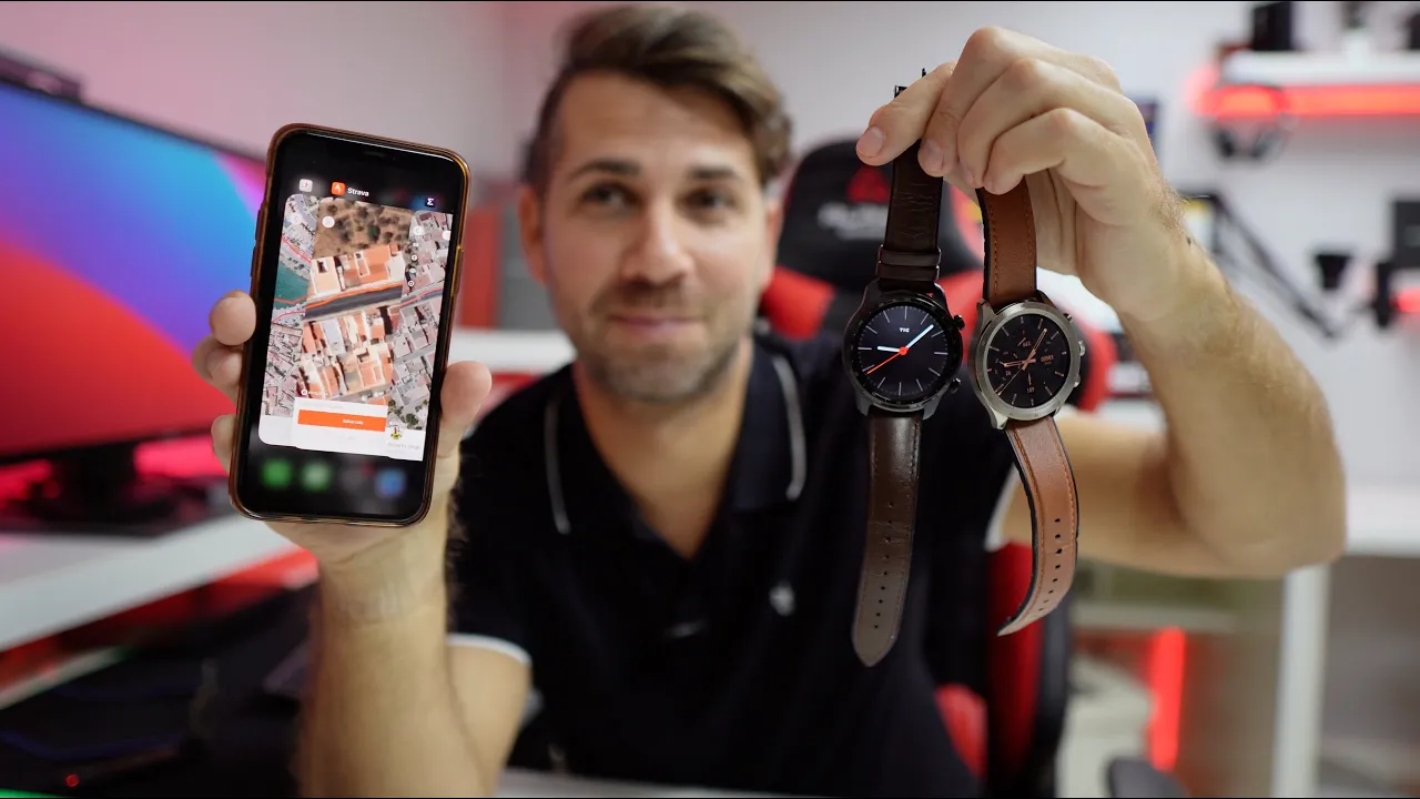 O MELHOR GPS num SmartWatch !! Ticwatch Pro 3 Ultra vs Zepp Z vs iPhone 11 Pro