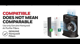 Honeywell HPA200 HEPA Air Purifier Airborne Allergen Reducer for Large Rooms 310 sq ft Bla