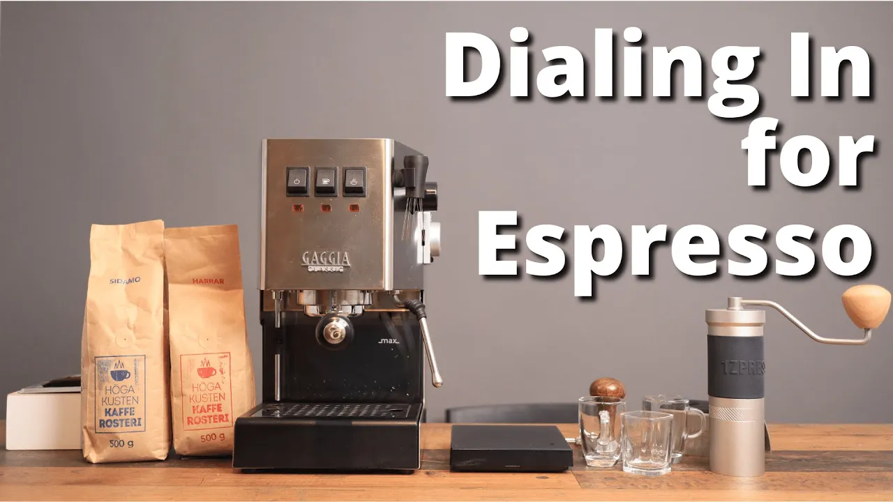 Dialing in the Gaggia Classic Pro with the 1ZPresso Jx-Pro!