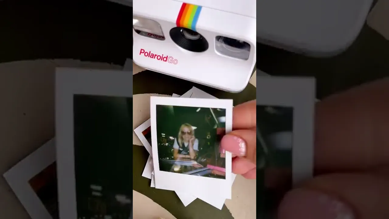 Polaroid Go Camera is a summer must-have 😝 shop in description box #shorts #polaroid #photography