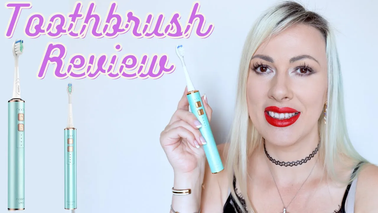FOSOO APEX Rechargeable Sonic Electric Toothbrush Review