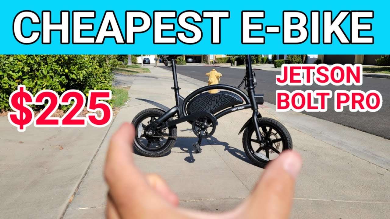 I Bought the CHEAPEST E-Bike  $225 Jetson Bolt Pro and Speed Hack