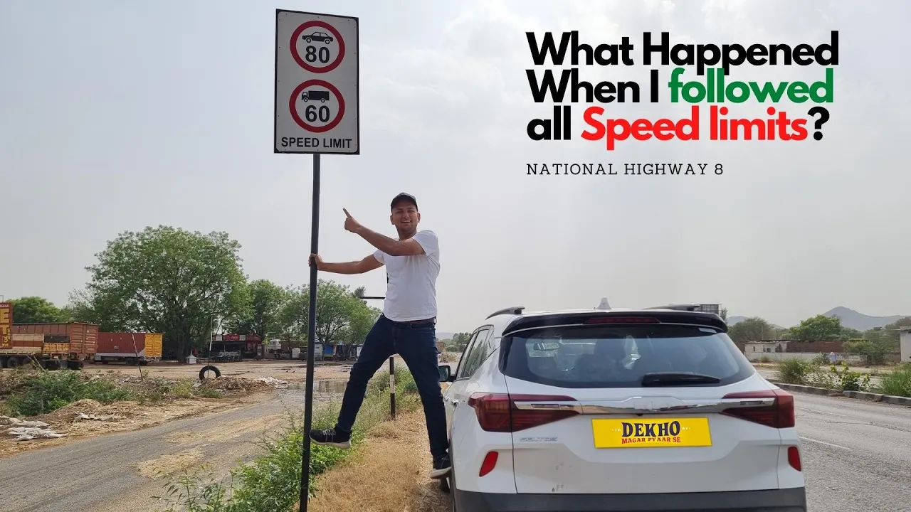 I FOLLOWED all SPEED LIMITS 🛑 on Highway Ft. 70mai Dashcam | #RoadAhead | Gagan Choudhary