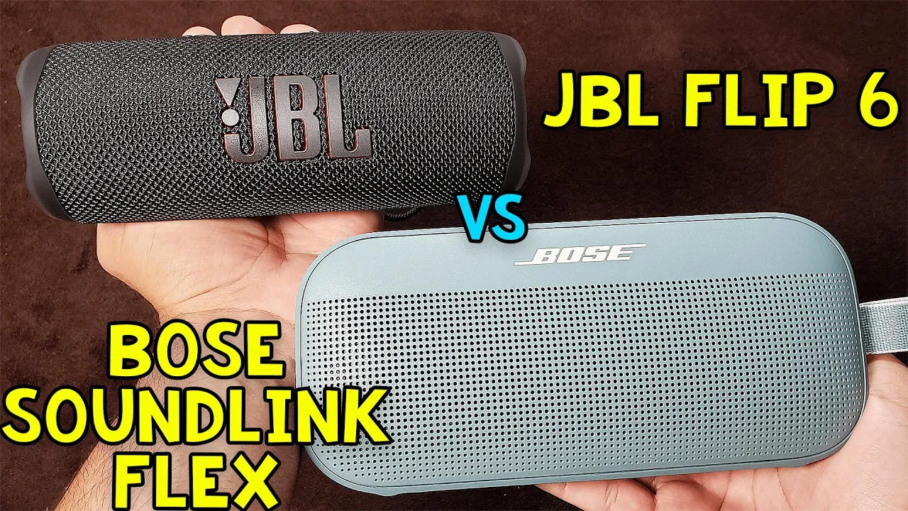 JBL FLIP 6 vs BOSE SOUNDLINK FLEX - The Ultimate Sound Comparison