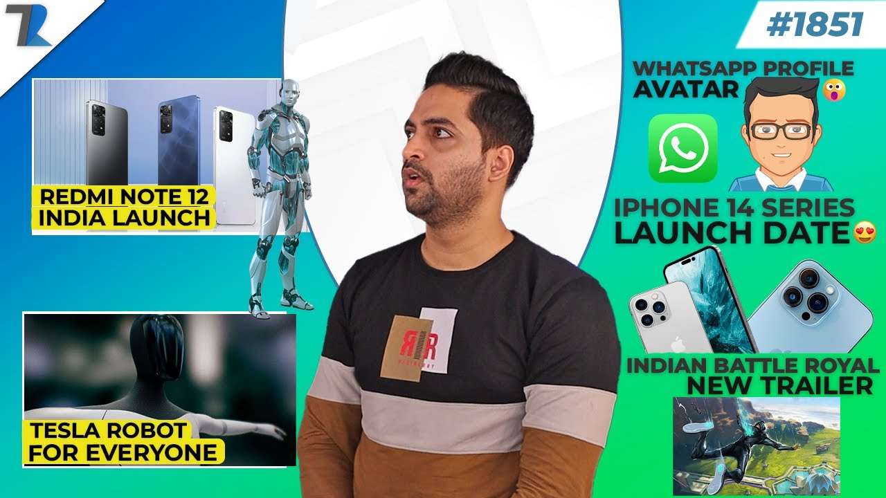 Redmi Note 12 India Launch,iPhone 14 Launch,cultsport,OLA Car India,Tesla Robot😮,WhatsApp Profile