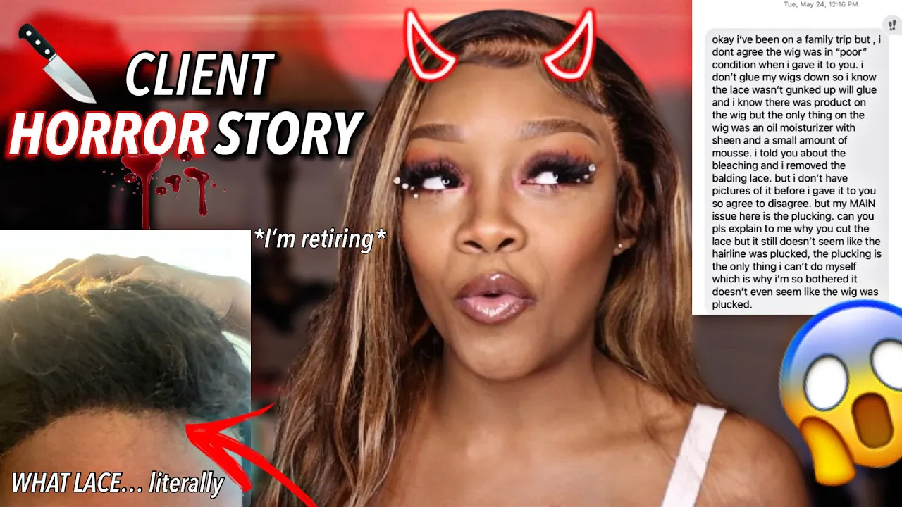 CLIENT HORROR STORY: Another Stylist RUINED Her Wig But She Blamed ME | GRWM ft Arabella Hair
