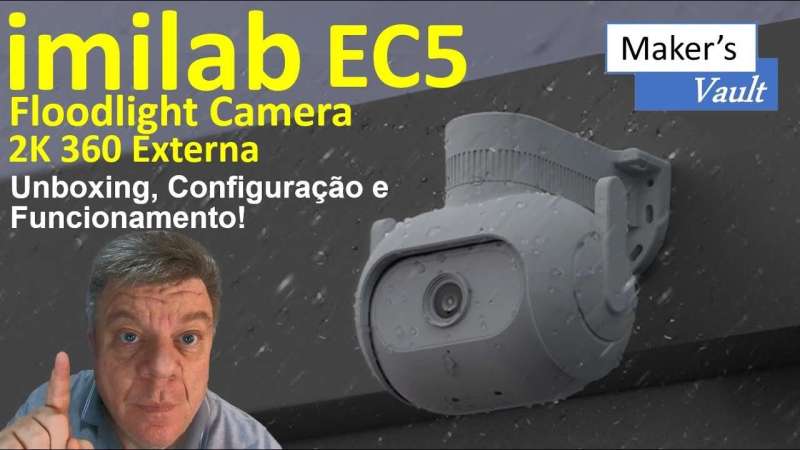 Imilab EC5 Floodlight Camera: 2K 360º Externa - Configuração, Funcionamento e Instalação!