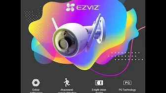 EZVIZ C3N 2MP Outdoor Camera  Review - Setup, Installation, Color Night Vision in URDU| HINDI