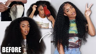 START TO FINISH | 30 Inch Curly Wig Install For Spring/Summer 2022 Ft West Kiss Hair