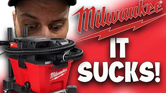 All new Milwaukee M18 Cordless Wet Dry Vacuum Put To The Test Does the new M18 Wet Dry Vac Suck?