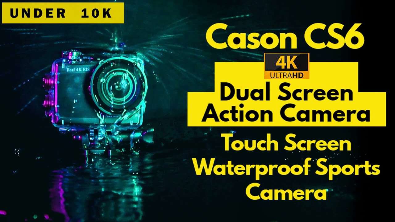 Cason CS6 4K Dual Screen WIFI Action Camera Review 2022 Vlogging Full setup Sports Camera Under 10K