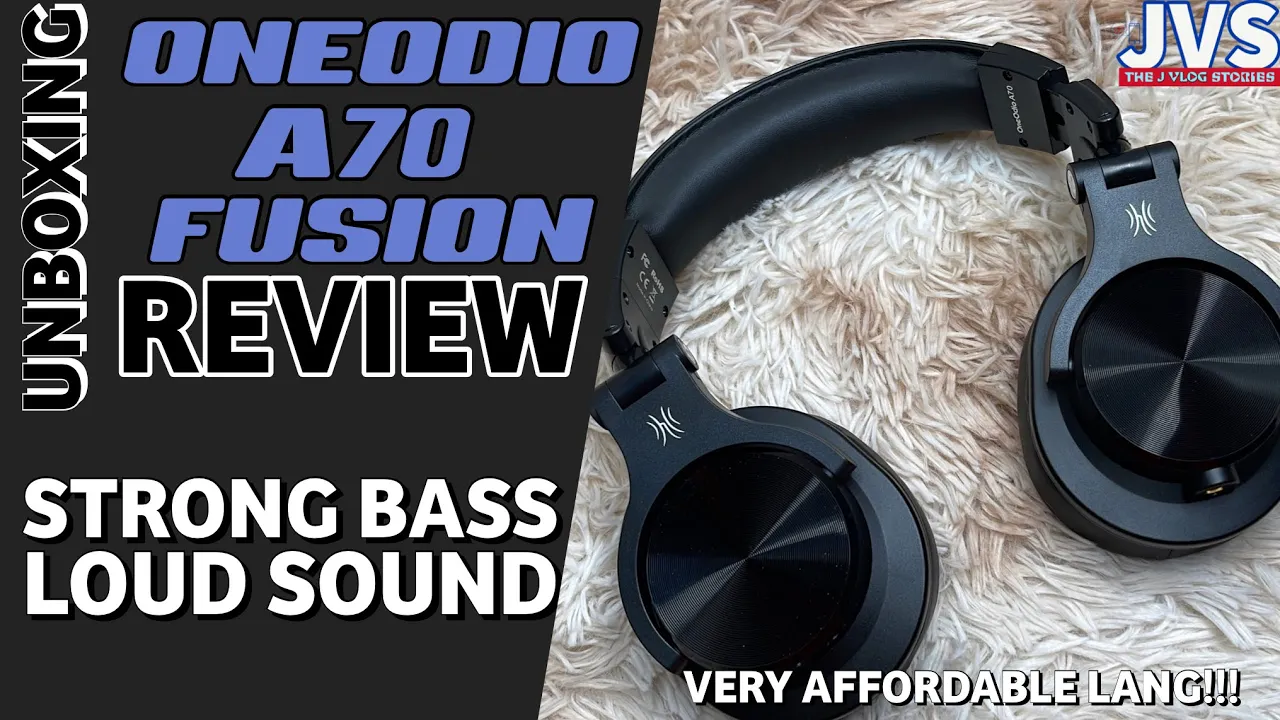 OneOdio A70 Fusion Wireless Headset Unboxing and Review - Portable and Lightweight |
