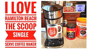 I LOVE Hamilton Beach THE SCOOP Single Serve Coffee Maker 49981A How To & Review