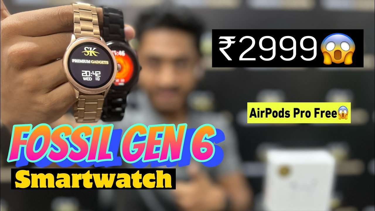 Fossil Gen 6 SmartWatch| Unboxing & Impressions | Android - IPhone | PRICE ₹2999😱