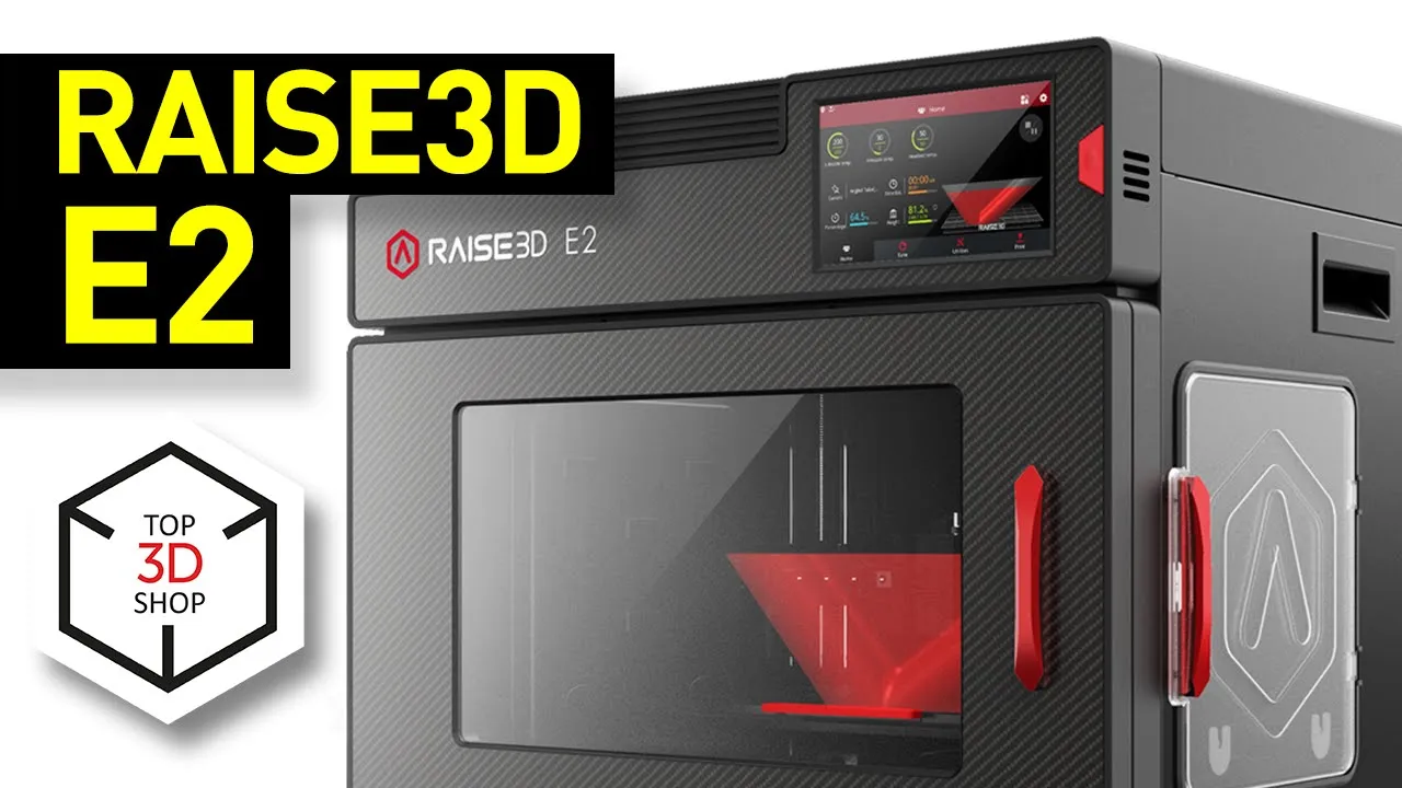 Raise3D E2 3D Printer In-Depth Video Review: FDM Printer With IDEX Dual Extrusion