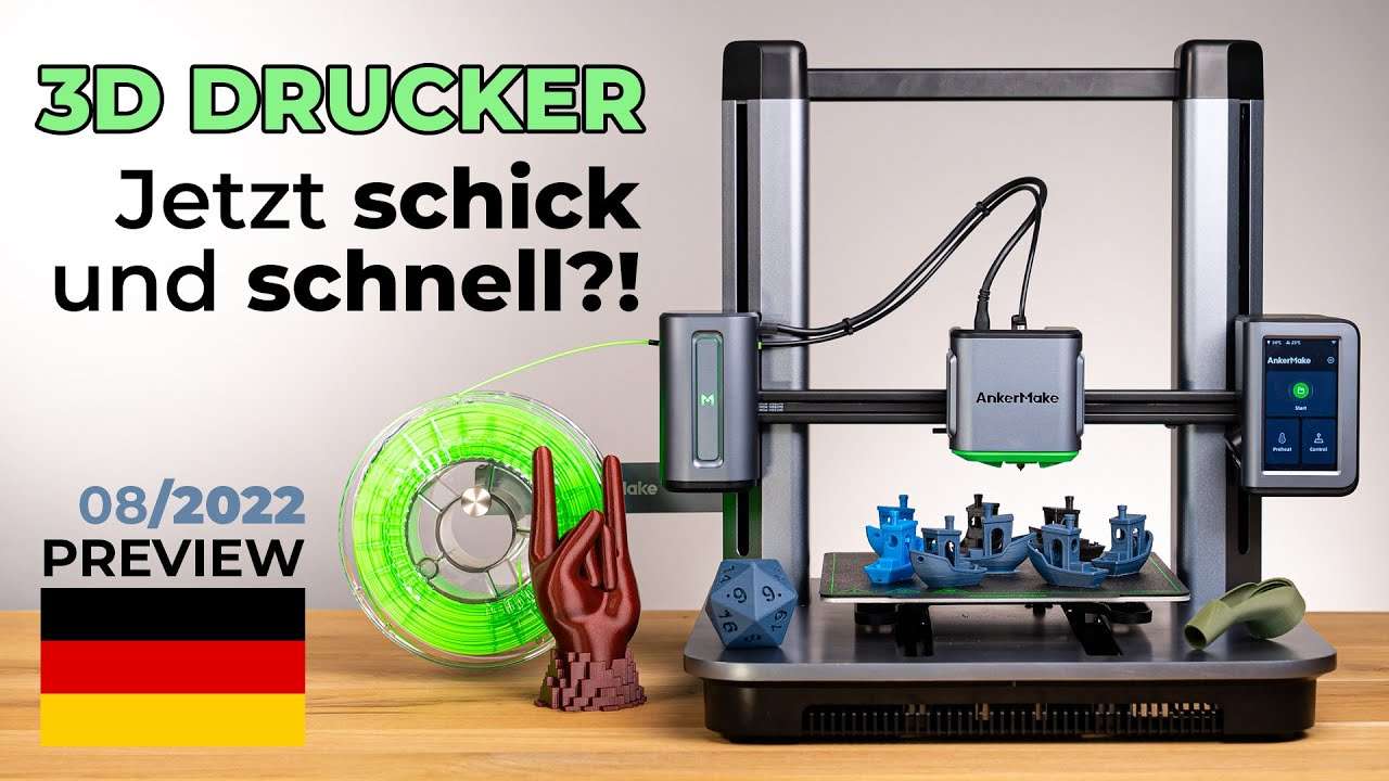 AnkerMake M5 | Sehen so zukünftige 3D Drucker aus? (2022 PREVIEW)